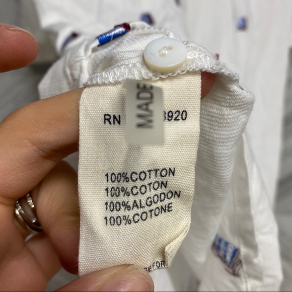 FRNCH | Sailboat Shirt Dress White Size Small/ Med - Picture 10 of 10